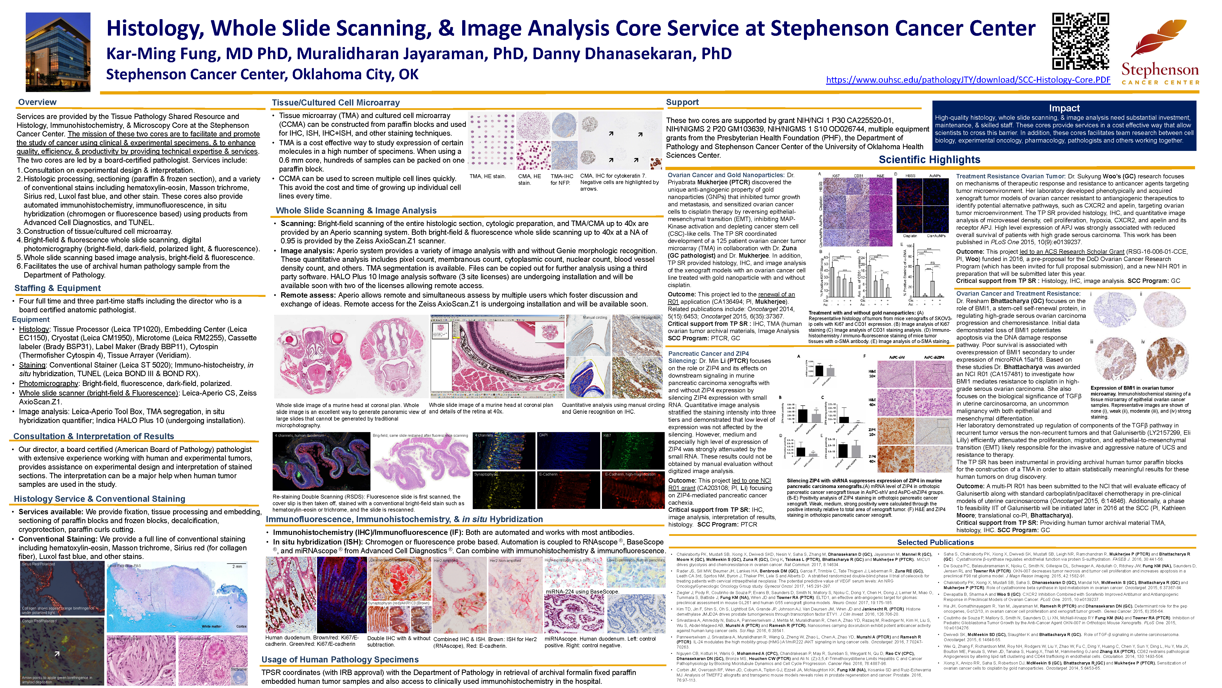 Histology Services at Stephenson Cancer Center